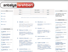 Tablet Screenshot of antalyaisrehberi.com